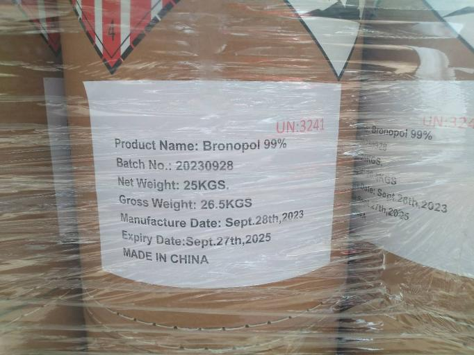 Sinobio Sichere Lieferung von 18 MT Bronopol 99 % Pulver zum Hafen von Istanbul, Türkei