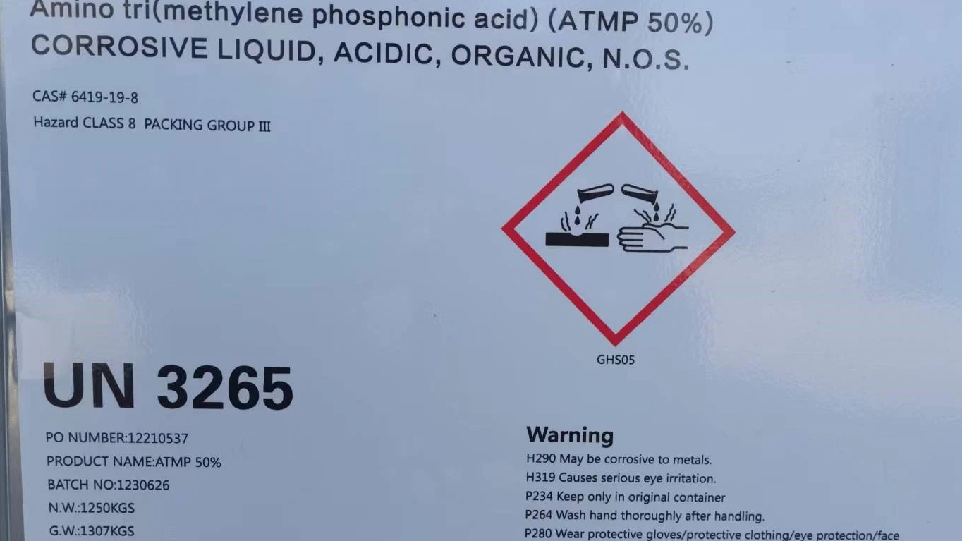 Sinobio Chemistry Liefern Sie noch heute ATMP 50 % für einen amerikanischen Kunden