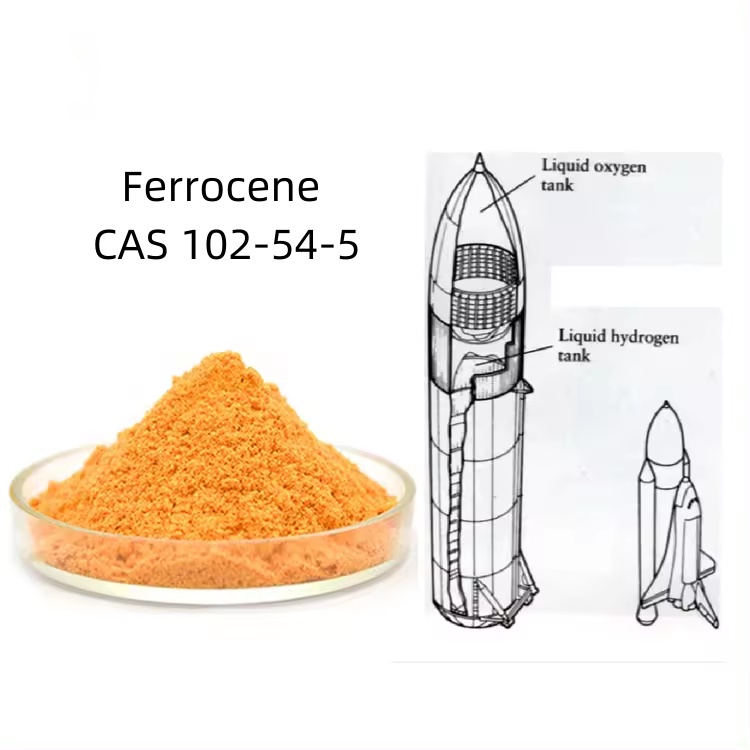 China stellt Ferrocenpulver für Feuerwerkskörper her. Ferrocen 99 % CAS 102-54-5