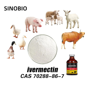 Fabrikhochwertiges antiparasitäres 99 % Ivermectin-Pulver CAS 70288-86-7 Ivermectin